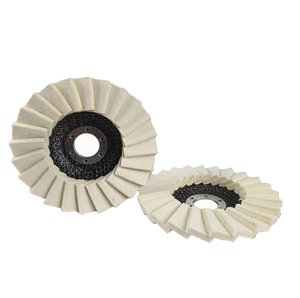 Disque <span class=keywords><strong>de</strong></span> polissage à rabat en feutre <span class=keywords><strong>de</strong></span> <span class=keywords><strong>laine</strong></span> <span class=keywords><strong>de</strong></span> 115 <span class=keywords><strong>mm</strong></span>, roue <span class=keywords><strong>de</strong></span> polissage à rabat en feutre <span class=keywords><strong>de</strong></span> <span class=keywords><strong>laine</strong></span> utilisée sur une meuleuse d'angle pour le polissage du métal et du <span class=keywords><strong>verre</strong></span> - Product Image 5