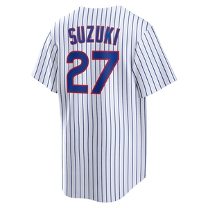 Maglia da <span class=keywords><strong>Baseball</strong></span> dei Chicago Cubs all'Ingrosso con Ricamo # 4 Crow-Armstrong # 8 Ian Happ # Abbigliamento da <span class=keywords><strong>softball</strong></span> 23 Ryne Sandberg - Product Image 6