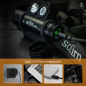 Sofirn HS20 Ao Ar Livre Poderoso 2700 <span class=keywords><strong>Lumen</strong></span> IPX8 Impermeável LED Lanterna Long Runtime Farol Inteligente Reparação Trabalho Luz - Product Image 5