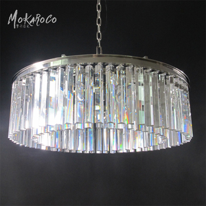 American Vintage High-end Villa Club Hotel Lobby Proyecto de iluminación <span class=keywords><strong>K9</strong></span> Candelabro de cristal de lujo moderno redondo - Product Image 4