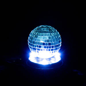 All'ingrosso lampada a sfera da discoteca a batteria magica luce a LED decorazione della festa di natale per il ringraziamento <span class=keywords><strong>Dj</strong></span> rotante incandescente - Product Image 2