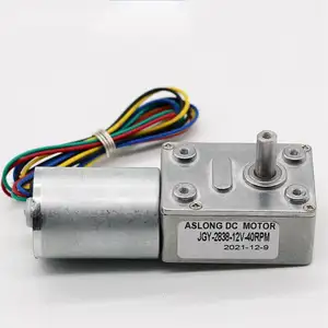 Motore da 28mm micro 12v motoriduttore a vite senza fine motore a corrente continua per giocattoli