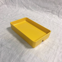 Assiettes en mélamine empilables rectangulaires réutilisables, plats de buffet, assiettes en plastique pour restaurant, pour fondue