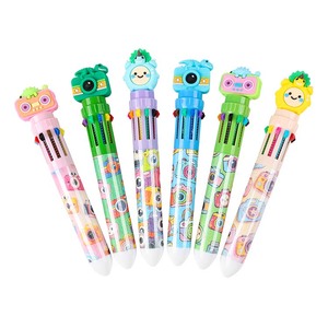 O&Q Nuova Collezione di Penne a Sfera Promozionali alla Moda, Design Kawaii a Forma di Fotocamera, 0.5mm, 10 Colori, Inchiostro Gel per Ufficio - Product Image 6