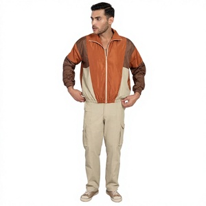 Wholesale Color Block Plus Size Latest Style Windbreaker <b>Jacket</b> Customized Logo Breathable Windbreaker <b>Jacket</b> For <b>Men</b> - Product Image 1
