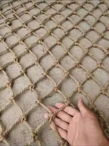 Nhà Máy Chất Lượng Cao Cây Gai Dầu Tự Nhiên Manila Dây Leo Núi Hàng Hóa Net Trẻ Em An Toàn Đay Lưới - Product Image 4