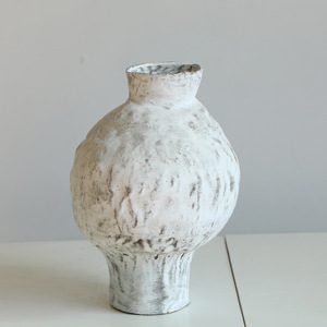 Antique Vintage Retro Ceramic <b>Vase</b> <b>Set</b> Dilapidated and Rustic with Floral Pattern for Home Decor - Product Image 2