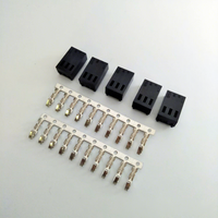 Conector de Ventilador Hembra y Macho de 2.54mm 2510 de 3 Pines, Carcasa para Cable de Ventilador de PC, Precio de Fábrica