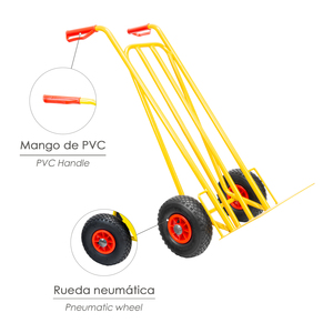Warehouse <b>trolley</b> / Sacks Pneumatic wheels Plastic rims - Product Image 3