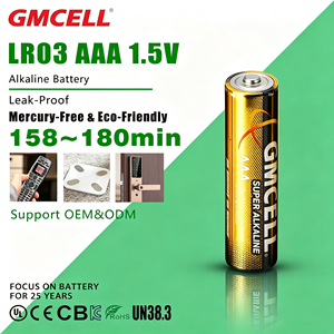 GMCELL 1.5V LR03 AAA <strong>Alkaline</strong> Primary <strong>Battery</strong> for Quartz Clock, Electric Shaver, Wireless Mouse - Product Image 5
