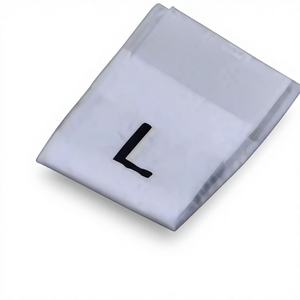 Étiquettes de soin en PET haute densité, étiquettes tissées personnalisées pour vêtements, logo de marque, étiquettes de vêtements écologiques autocollantes - Product Image 1