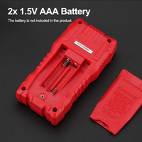 HT108L Multimeter Digital kecil populer dengan pengukur lampu latar Multitester tegangan resistensi Ampere Ohm untuk dijual