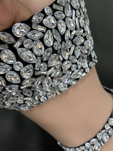 Novance Y3979 Prodotti di Punta 2024 Abiti da Ballo di Lusso Sexy Senza Maniche <span class=keywords><strong>Abbigliamento</strong></span> <span class=keywords><strong>Formale</strong></span> con Strass da Donna per Feste di Compleanno - Product Image 5