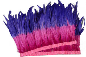 Cinta de tela de costura naranja tostado, adorno de flecos de plumas para manualidades Diy, ropa, vestido, disfraz, sombrero, accesorio, fiesta, hogar, decoración de boda - Product Image 5