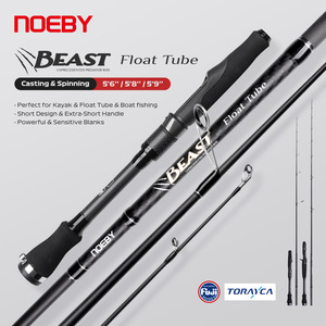 <span class=keywords><strong>Canne</strong></span> à pêche spinning BEAST <span class=keywords><strong>Float</strong></span> <span class=keywords><strong>Tube</strong></span> NBC592XH 1,68 m, action extra rapide, poignée EVA avec corps puissant et sensible - Product Image 2