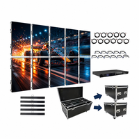 Jiacai P3.91 P4.81 Dış Mekan İç Mekan Kiralık LED Ekran 500x1000mm Döküm Alüminyum Sahne Konser Etkinlik Video Duvarı Taşıma Çantası ile