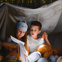 Couleur 9LED lampe de poche d'urgence ABS matériel Portable Mini Camping lampe torche lumière extérieure Mini cadeau lampe de poche pour les enfants