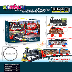 Pista <span class=keywords><strong>de</strong></span> <span class=keywords><strong>tren</strong></span> <span class=keywords><strong>de</strong></span> juguete para niños, dinosaurio <span class=keywords><strong>de</strong></span> Navidad eléctrico con ranura - Product Image 4