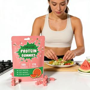 Goma de proteína de Etiqueta Privada, color personalizado, ayuda a construir músculo, proporciona energía, deporte, refuerzo de energía, suplementos previos al entrenamiento - Product Image 1