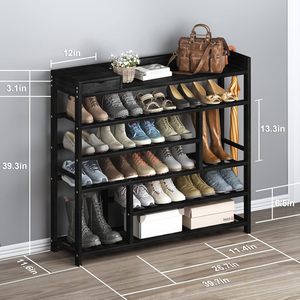 Multi-layer <b>shoe</b> <b>rack</b>, household dustproof flip-top <b>shoe</b> cabinet, large capacity <b>storage</b> cabinet, economical <b>storage</b> solution. - Product Image 1