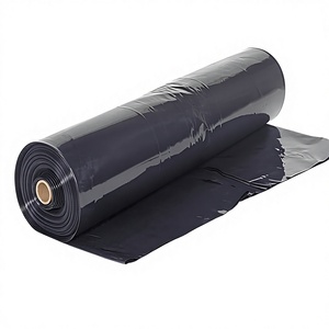 Bâche en polyéthylène <span class=keywords><strong>noir</strong></span> pour usage <span class=keywords><strong>agricole</strong></span>, imperméable, 10 mil (10' x 100'), rouleau de <span class=keywords><strong>film</strong></span> robuste - Product Image 1