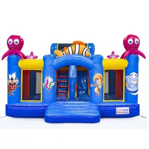 Biển Động Vật Inflatable Bouncy Castle Giá Đại Dương Theme Bouncy Castle Để Bán