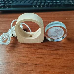 Idea Regalo <span class=keywords><strong>di</strong></span> <span class=keywords><strong>San</strong></span> <span class=keywords><strong>Valentino</strong></span> in Cristallo all'Ingrosso, Decorazione da Scrivania, Sistema Solare Galattico 3D Inciso al Laser su Vetro, Luce Notturna <span class=keywords><strong>per</strong></span> Bambini - Product Image 6