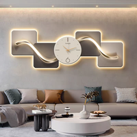 Nouvelle Horloge Murale LED Créative 2026 avec Détection Avancée pour Salon, Décoration Intérieure Unique, Horloge Silencieuse et Peinture Murale