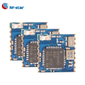 Smallest TI CC2640R2F RF-BM-4044B4 CC2640 Module Ultra Small Size 8*8 Mm CC2640 Ble 4.2/5.0 Wireless Serial Module