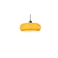 Lampe suspendue LED en fer de style Bauhaus nordique rétro du milieu du siècle avec abat-jour en verre pour chambre à coucher, maison d'hôtes, couloir