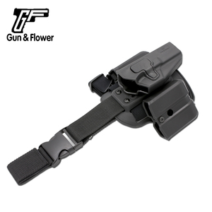 Gunflower Tactical Polymer/Plastic Drog Leg Holster con bolsas dobles para revistas para modelos famosos y bolsa doble mag - Product Image 3