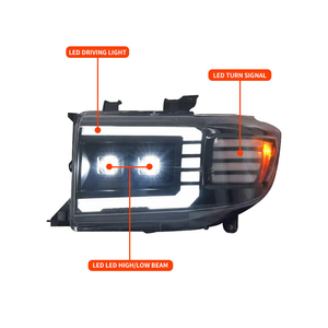 อุปกรณ์ตกแต่งรถยนต์ ไฟหน้าสำหรับ Toyota Land Cruiser LC71 LC76 LC78 LC79 2022 2023 ชุดไฟหน้า LED อัพเกรด - Product Image 2