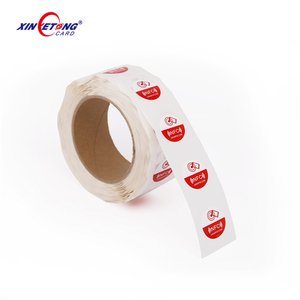 Nhà Máy Giá custtomized Kích thước 13.56Mhz loại <span class=keywords><strong>2</strong></span> 144byte có thể in cuộn giấy <span class=keywords><strong>NFC</strong></span> sticker - Product Image 4