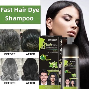Jelslik <span class=keywords><strong>Bio</strong></span> Color <span class=keywords><strong>Crema</strong></span> Cosmetica 400ML 100% Copertura Grigia Tinta per Capelli Nera Senza Ammoniaca Naturale con Olio di Argan Permanente Facile - Product Image 1