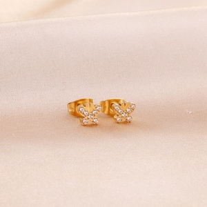 Pendientes de Moda 2022, Chapados en Oro, con Diseño de Frutas, Limón y Astronauta, con Anillo de Acero Inoxidable - Product Image 5