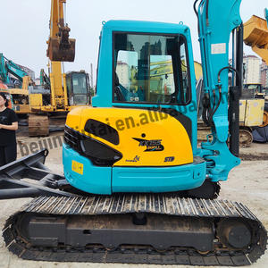 Mini-excavatrice hydraulique sur chenilles d'occasion d'origine japonaise pour KX155, 5 tonnes, avec moteur et pompe à engrenages, modèle 2021 - Product Image 3