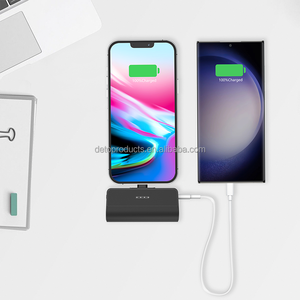 5000mAh Mini <span class=keywords><strong>batterie</strong></span> <span class=keywords><strong>portable</strong></span> Power Bank Clip arrière pour <span class=keywords><strong>iPhone</strong></span> chargeur jetable Capsule PowerBank - Product Image 2