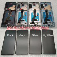 Écran tactile OLED Super S20 Plus pour téléphone portable, pièces de rechange, panneau avant, verre, écran d'affichage S20p S20+ avec cadre pour Samsung G986