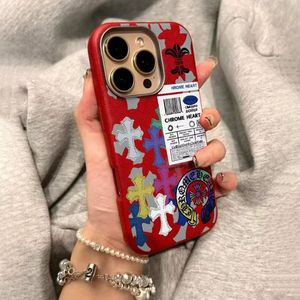 Coque de téléphone en PU de marque de mode en gros pour iPhone 17, style urbain cool, coque souple pour iPhone 16 15 14 13 12 11 Pro Max - Product Image 2