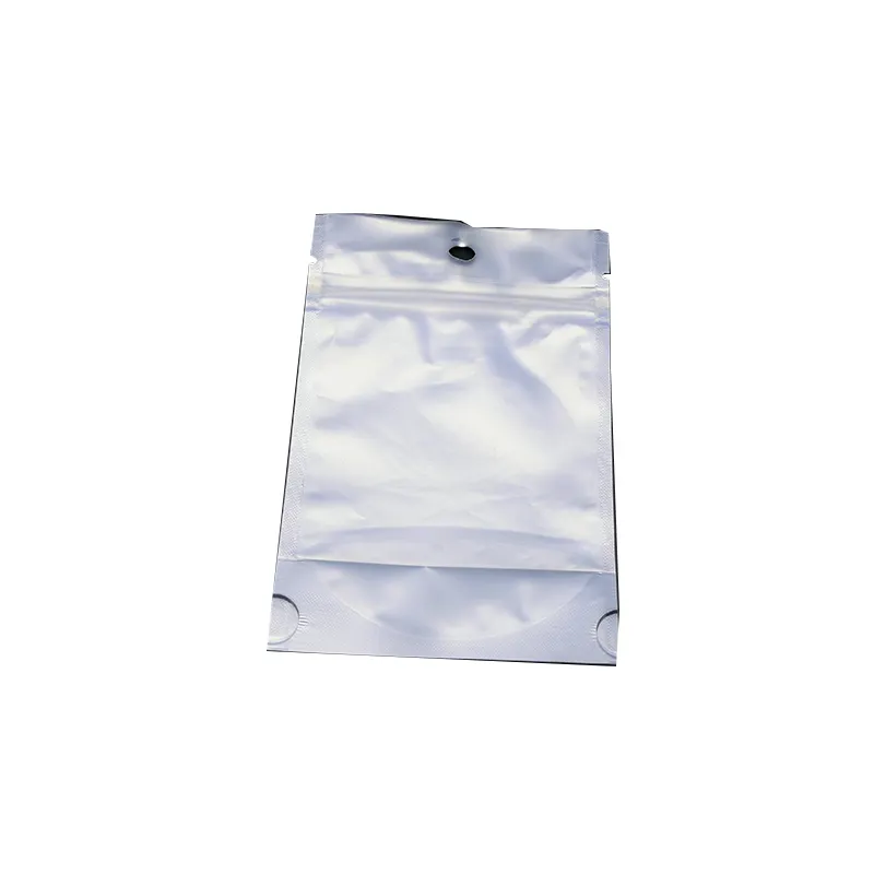 Folha De Alumínio Food Grade Limpar Zipper Sacos De Plástico Holográfico Zip Lock Impressão Personalizada Mylar Food Packaging Bag