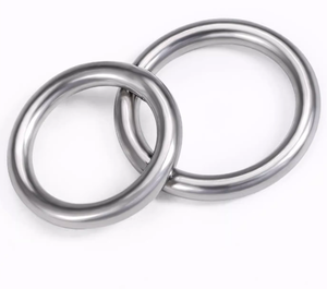 Personnalisé 304 316 <span class=keywords><strong>acier</strong></span> inoxydable métal solide soudé cercle <span class=keywords><strong>rond</strong></span> sans couture joints toriques - Product Image 1