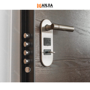 WANJIA качели дизайн из массива дерева арочные двери межкомнатные двери дома круглые деревянные двери - Product Image 2