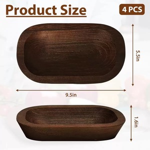 Contenitore in Legno Stile Vintage Retrò, Vassoio Artigianale per Oli Essenziali, Candele Profumate in Cera di Soia Naturale per il Ringraziamento - Product Image 5