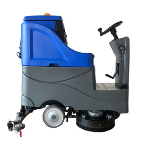 750s Ride On Floor Scrubber Industrial Vacuum Cleaner Blue Gray 3000 Rpm Burnishing Machine For Workshops - Product Image 5