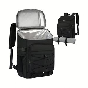 Factory Lightweight Tactical <b>Cooler</b> <b>Backpack</b> Insulated Leak-Proof Soft Bag with 30-Can Large Capacity for Picnics - Product Image 4
