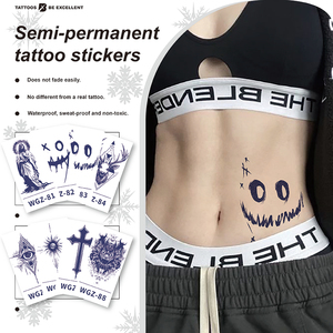 <span class=keywords><strong>Tatuajes</strong></span> Temporales Cruzados a Prueba de Agua para <span class=keywords><strong>Hombres</strong></span> y Mujeres, Adhesivos Decorativos para el Cuerpo, de Larga Duración, Seguros para <span class=keywords><strong>la</strong></span> Piel - Product Image 3