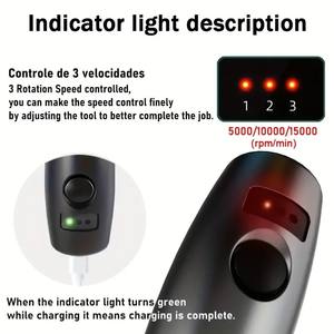 JANGKLIFE Kabelloses Rotationswerkzeug-Set mit Flexibler Welle, <span class=keywords><strong>3</strong></span> Geschwindigkeitsstufen, Wiederaufladbare Lithium-Batterie, Multifunktionswerkzeug-Zubehörsatz - Product Image 5