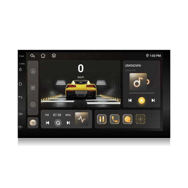 Touch Screen 7/9/10 Inch Android Car Radio QLED/IPS 1280*720 2+32GB Stereo Universal Gps Audio Player 2DIN Support 360 Function