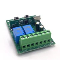 Récepteur de télécommande universel 2 canaux pour portail de garage 433 MHz, code fixe et code roulant