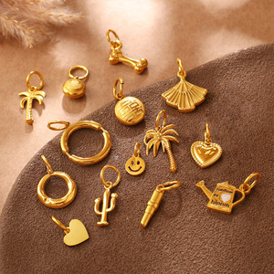 Accesorios de joyería DIY de formas mixtas, acero inoxidable chapado en oro de 18 quilates para la fabricación de pulseras - Product Image 2